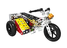 Конструктор металевого мотоцикла 283 деталей Х638-1, Дитячий металевий конструктор Мотоцикли, фото 5