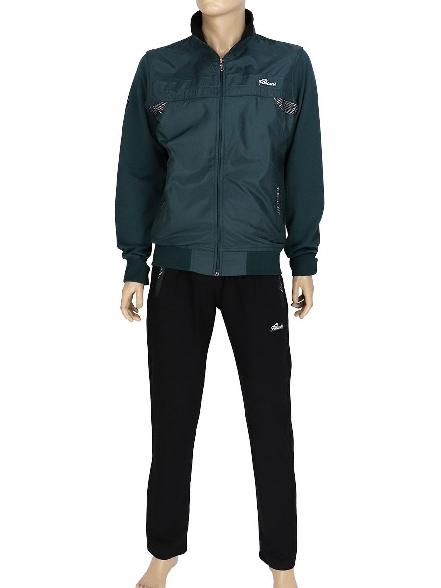 Турецький спортивний костюм для чоловіків Fabiani 5237 Green Black