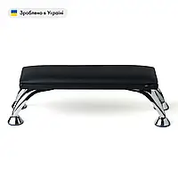 Підставка(підлокітник) манікюрна для рук ECO STAND MAXI чорна на металевих ніжках