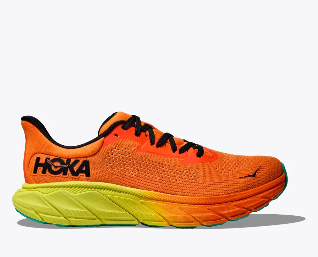 Кросівки для бігу чоловічі Hoka Arahi 7 1147850 EGR ELECTRIC TANGERINE / BLACK