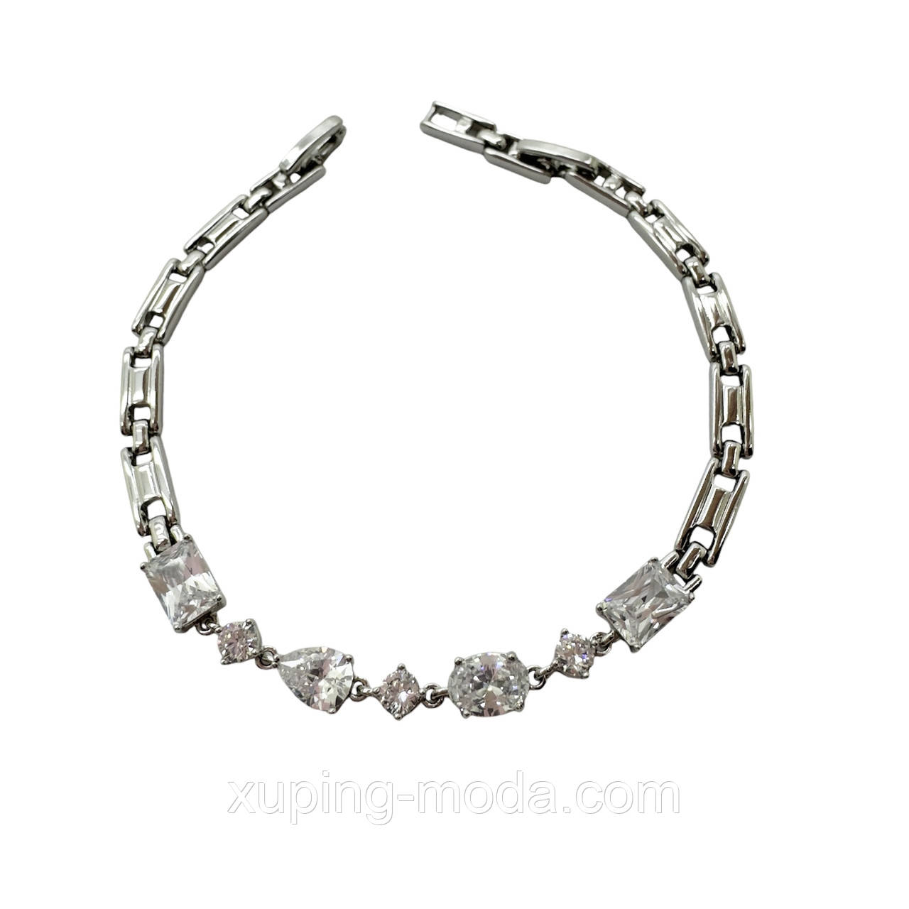 19 см. Браслет гуртом. Браслет xuping. родій, фото 1