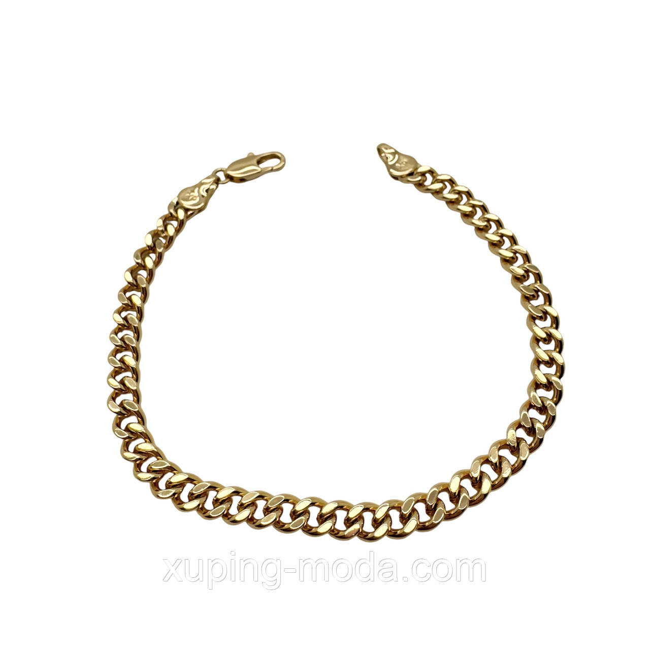 19 см х 5 мм. Браслет гуртом. Браслет xuping. 18 к, фото 1
