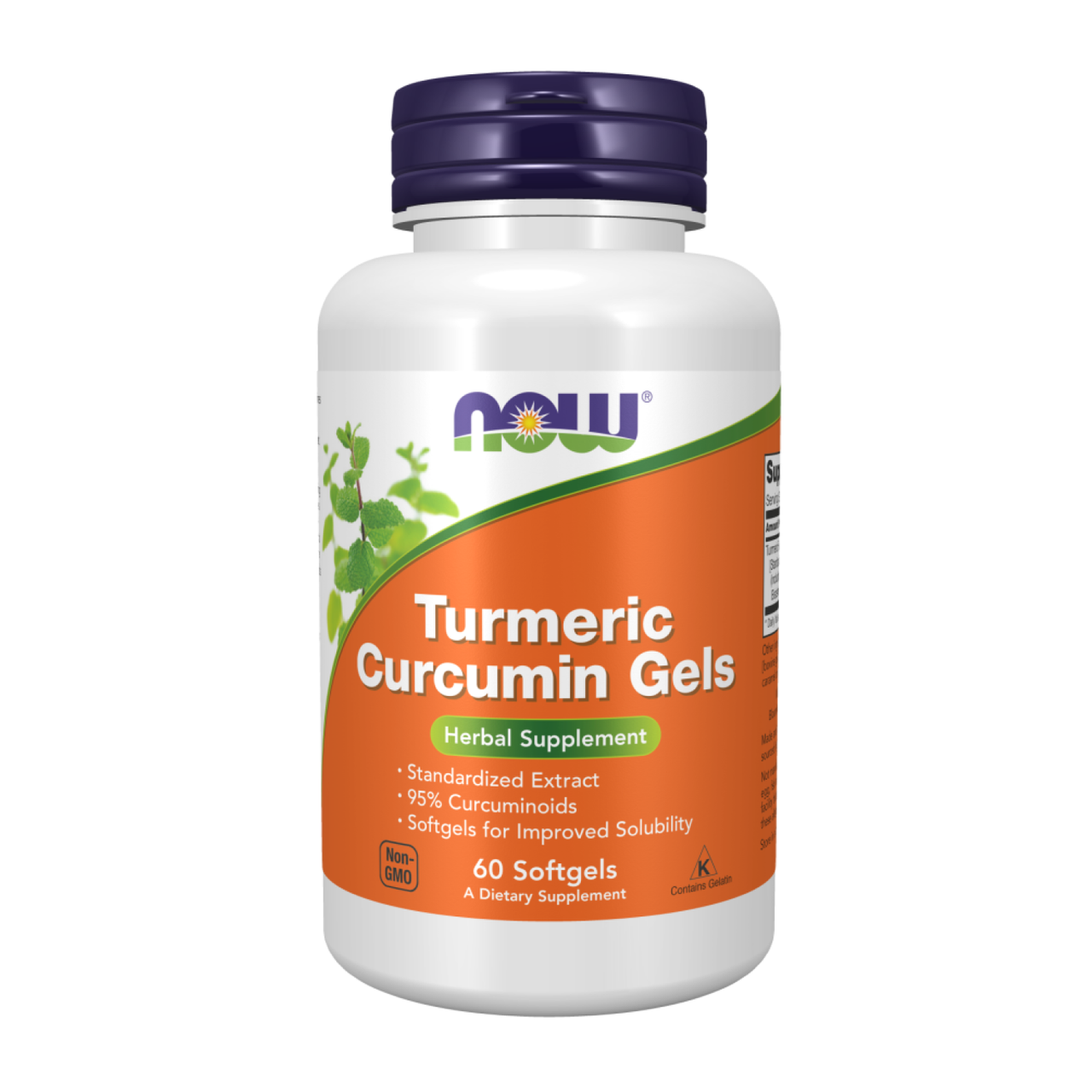 Куркумин 95% Now Foods Curcumin extract 95% 60 капсул