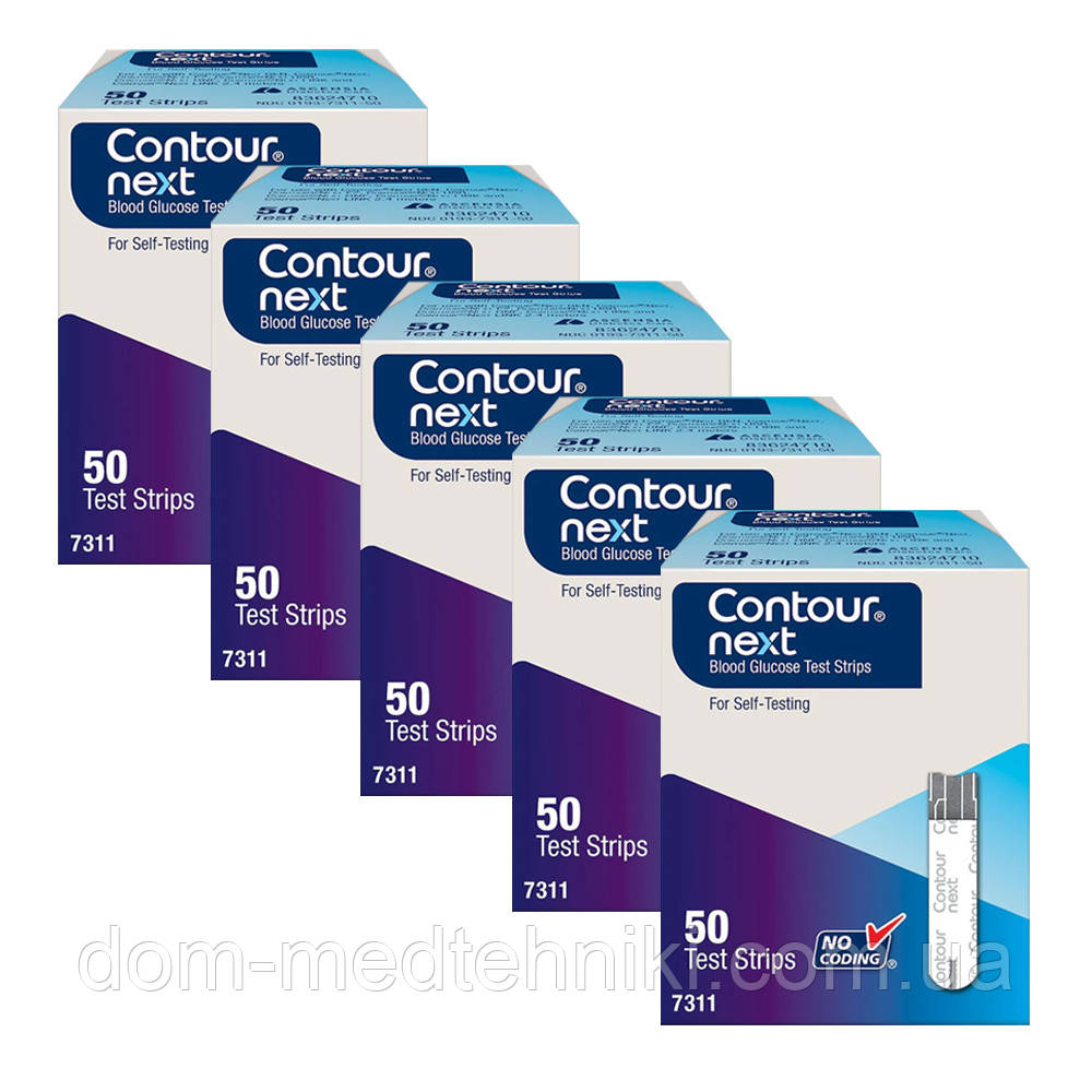 Тест-смужки Contour Next, 250 шт.