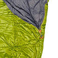 Спальний мішок з правобічною блискавкою зелений Pinguin Micra (6/1°C), 185 см, фото 8