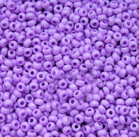 Бісер чеський Preciosa Матовий 446 / 16628 калібр 10/0 Бузковий Упаковка 5 грам