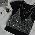 YarnArt Paillettes, Червоний No8006, фото 6