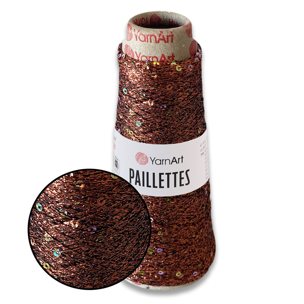YarnArt Paillettes, Бронза No8005