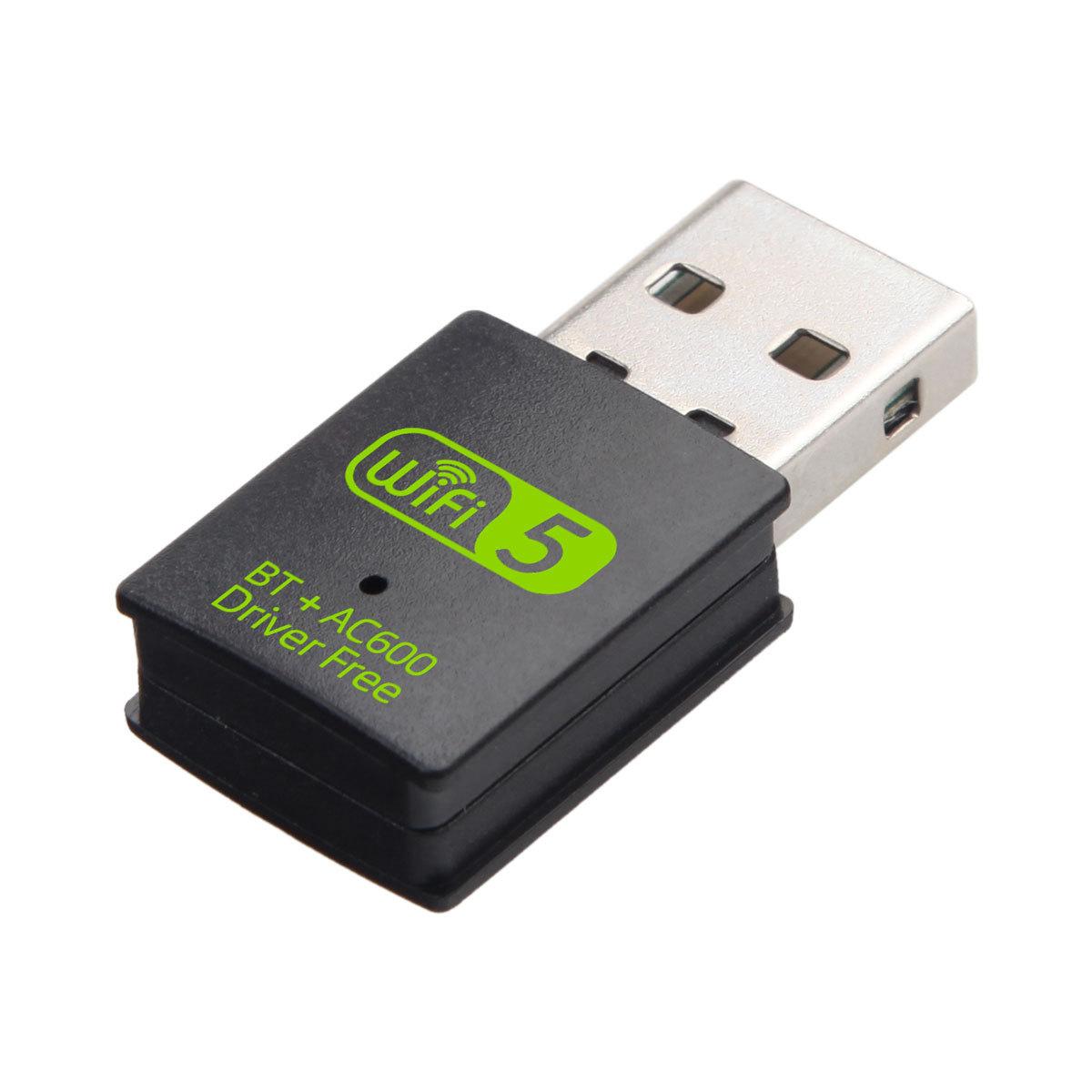 Wi-Fi + Bluetooth 5.0 адаптер USB 600M 2.4G/5G AC