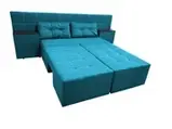 Диван трансформер Прайм (стандарт) (прямий, кутовий) рогожка аква, фото 7