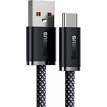 Кабель Baseus Dynamic Series Fast Charging Cable USB to Type-C 100W 1m CALD000616 Gray, фото 3