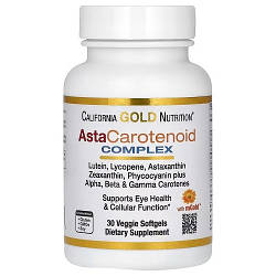 Активне довголіття California Gold Nutrition AstaCarotenoid Complex (30 капсул.)