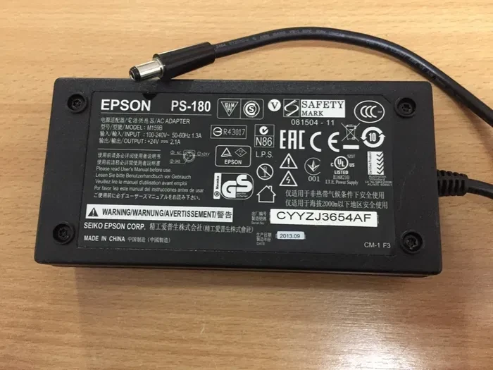 Блок живлення Epson PS-180 24V 2A без кабеля живлення, стан нового, фото 1