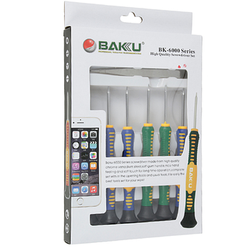 Набір викруток BK-6000 Baku 8 in 1 для ремонту електроніки Набір інструментів (KG-12133)