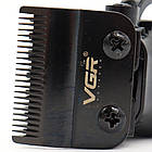 Акумуляторна машинка для стрижки волосся з 6 насадками, з USB, VGR V-282 / Бездротовий тример для стрижки, фото 6