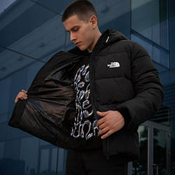 Чоловіча зимова куртка The North Face Зимовий чоловічий пуховик TNF чорний