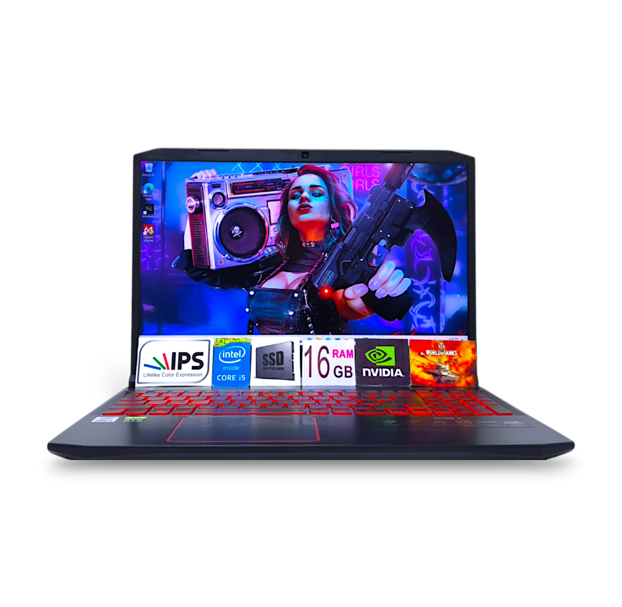 Ноутбук Acer Nitro 5 15.6 FHD 144Hz i5-10300H Ram 16Gb SSD512GB Nvidia RTX3050TI 4GB, фото 1