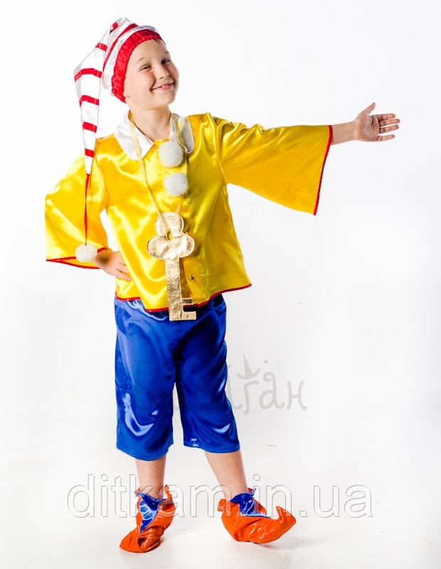 Костюм Буратино з ключиком 110-116, фото 1
