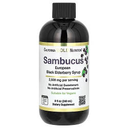 Активне довголіття California Gold Nutrition Sambucus 2500 mg (240 мл.)