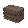 Рушник Lotus Home — Hotel Basic коричневий 30*50 (16/1) 500 г/м2 оптом, фото 4