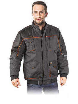 Куртка класична робоча на блискавці, спецодяг зимовий, колір графіт