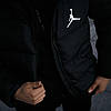 Чоловіча зимова куртка Nike Jordan Зимовий чоловічий пуховик Найк Джордан чорна, фото 4