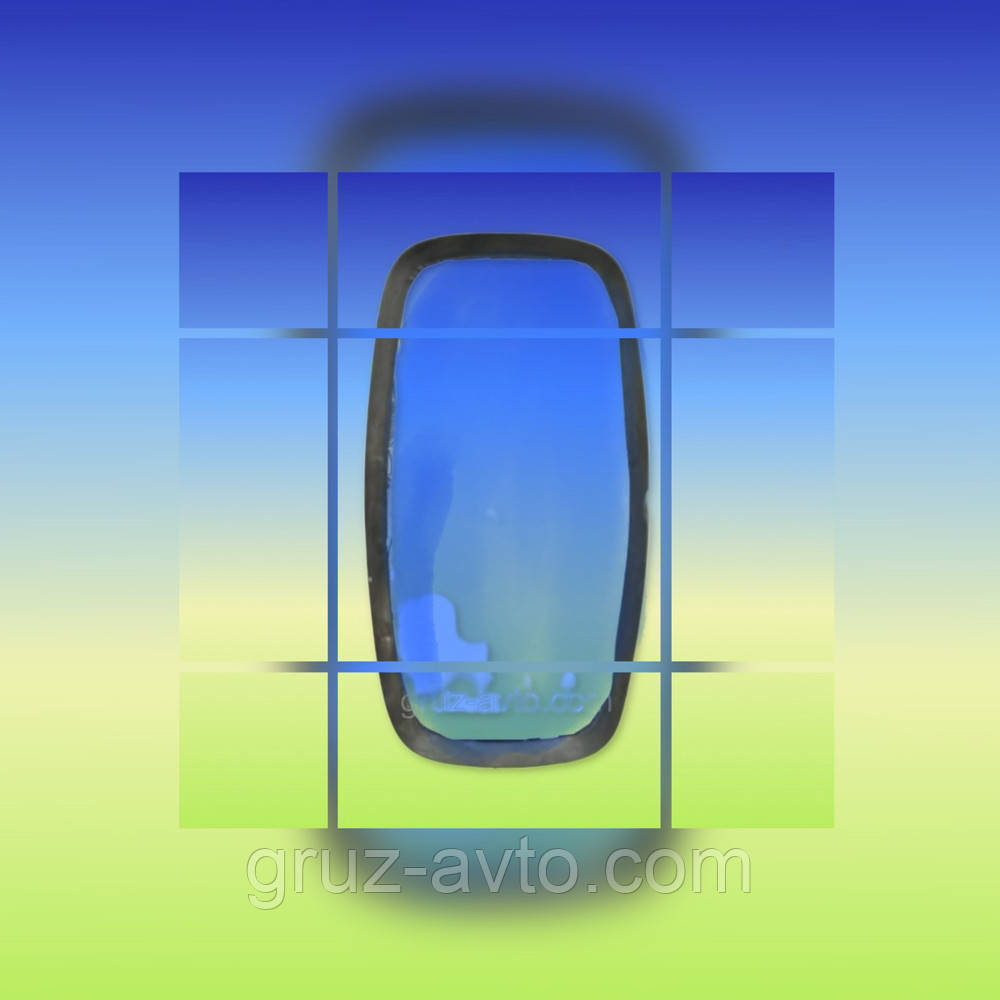 Дзеркало плоске 330х170 КамАЗ 5320-8201020-01 корпус металевий