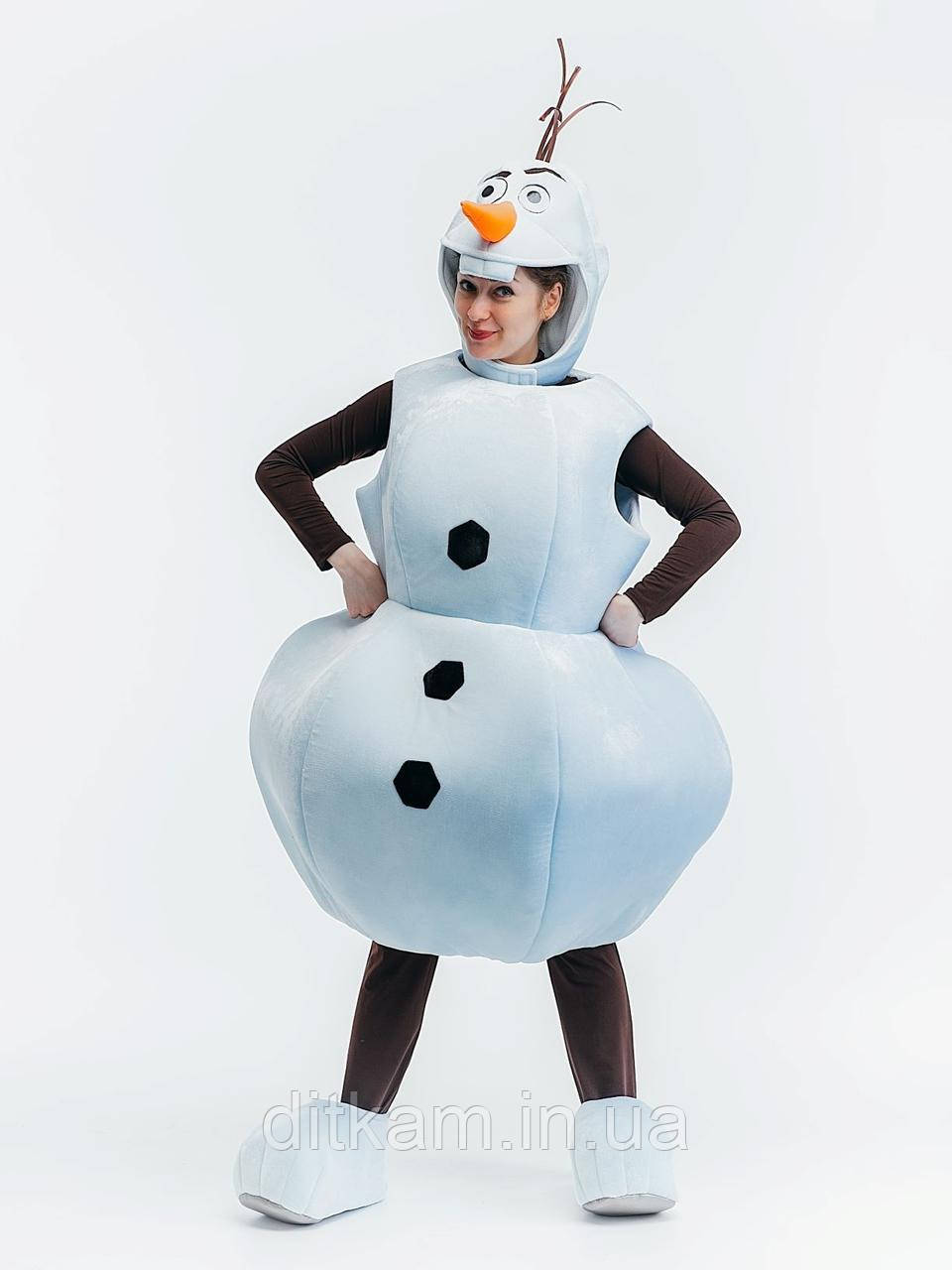 Костюм Сніговика Олафа 46-50, фото 1
