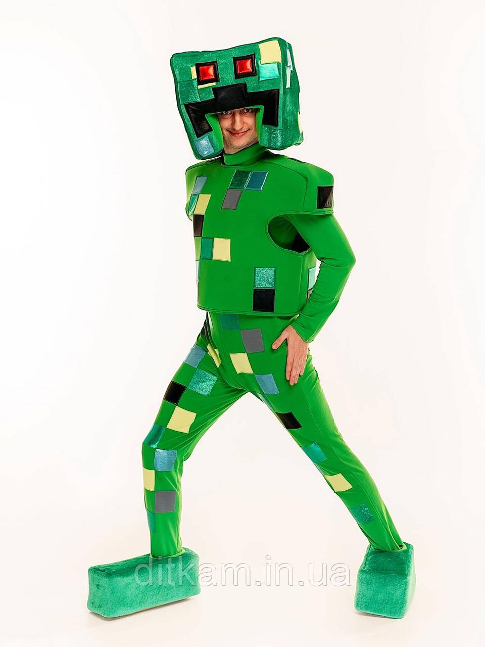 Костюм Кріпера (Майнкрафт) 48-52, фото 1