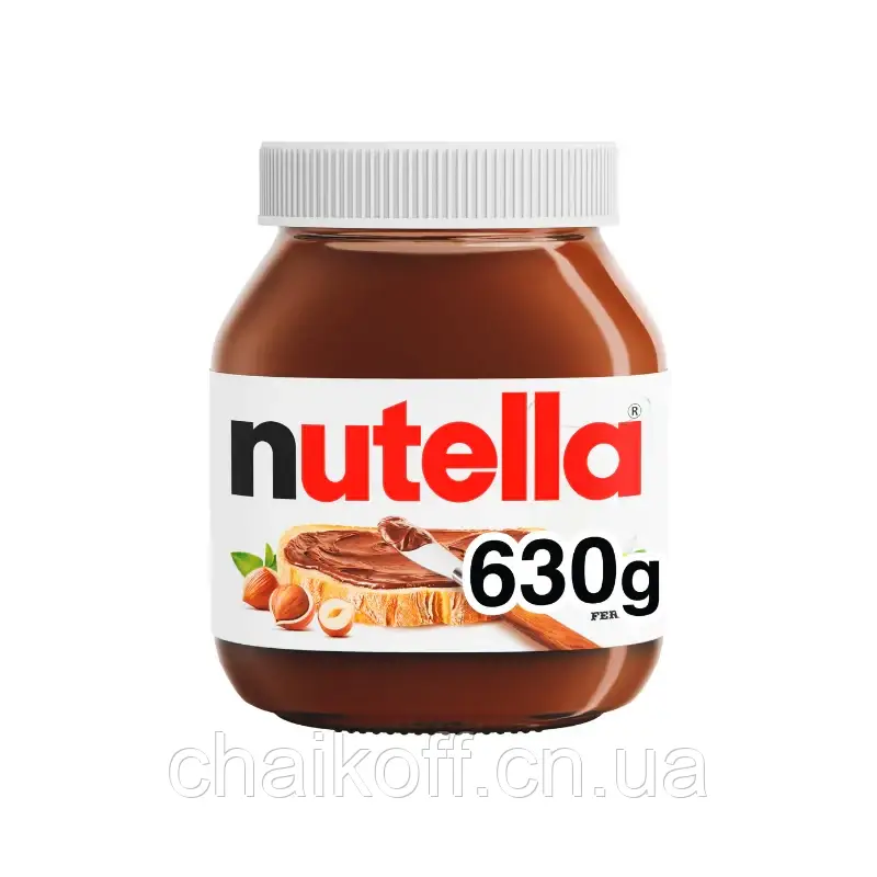Шоколадно-горіхова паста NUTELLA з лісовими горіхами 630 г (Німеччина)