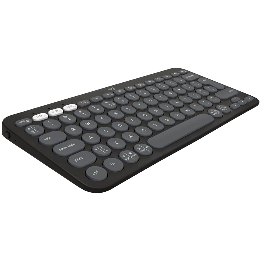 Клавіатура Logitech Pebble Keys 2 K380s Tonal Graphite UA (920-011851), фото 1