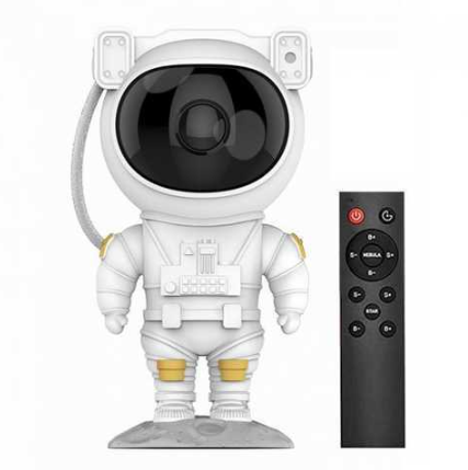 Нічник проектор зоряного неба Космонавт - лазерний світильник проектор астронавт з пультом і таймером, фото 1