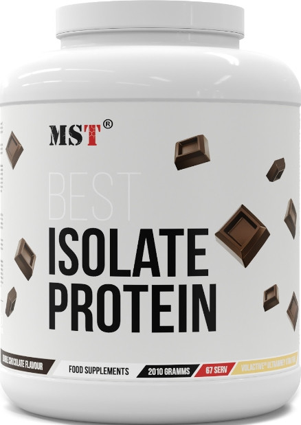 Сиворотковий протеїн ізолят MST Best Isolate Protein 2,010 kg подвійний шоколад
