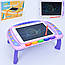 LCD планшет стіл дитячий H014 кольоровий, 10 дюймів, для малювання, фото 2