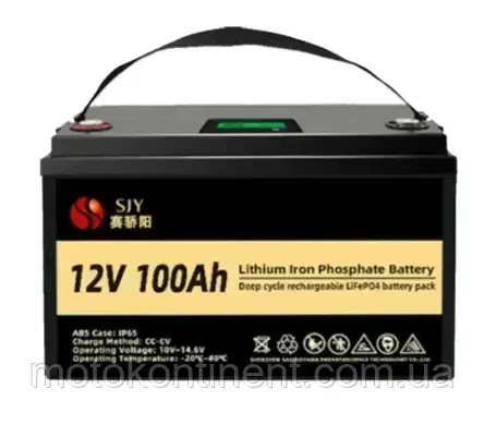 Аккумулятор ЛитийФерум SJY 100Ач 1280Wh LifePo4 12,8V BMS 100A, фото 1