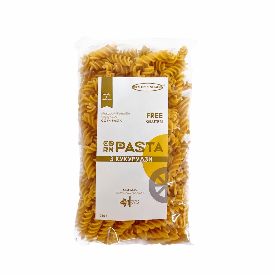 Паста CORN PASTA кукурудзяна без глютену Healthy Generation, 350 г