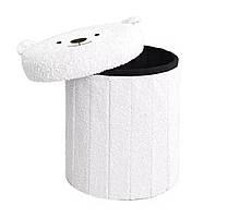 Розкладний пуф Тедді з місцем для зберігання 31*31*36 см