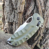 Ніж складний SOG Kiku XR олива, підшипник, фото 4