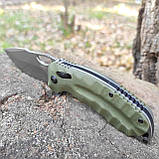 Ніж складний SOG Kiku XR олива, підшипник, фото 2