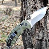 Ніж складний SOG Kiku XR олива, підшипник, фото 3