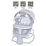 Заколисувальний центр-шезлонг Mastela 8114 4 в 1 таймер, москітна сітка, столик, музика, фото 4