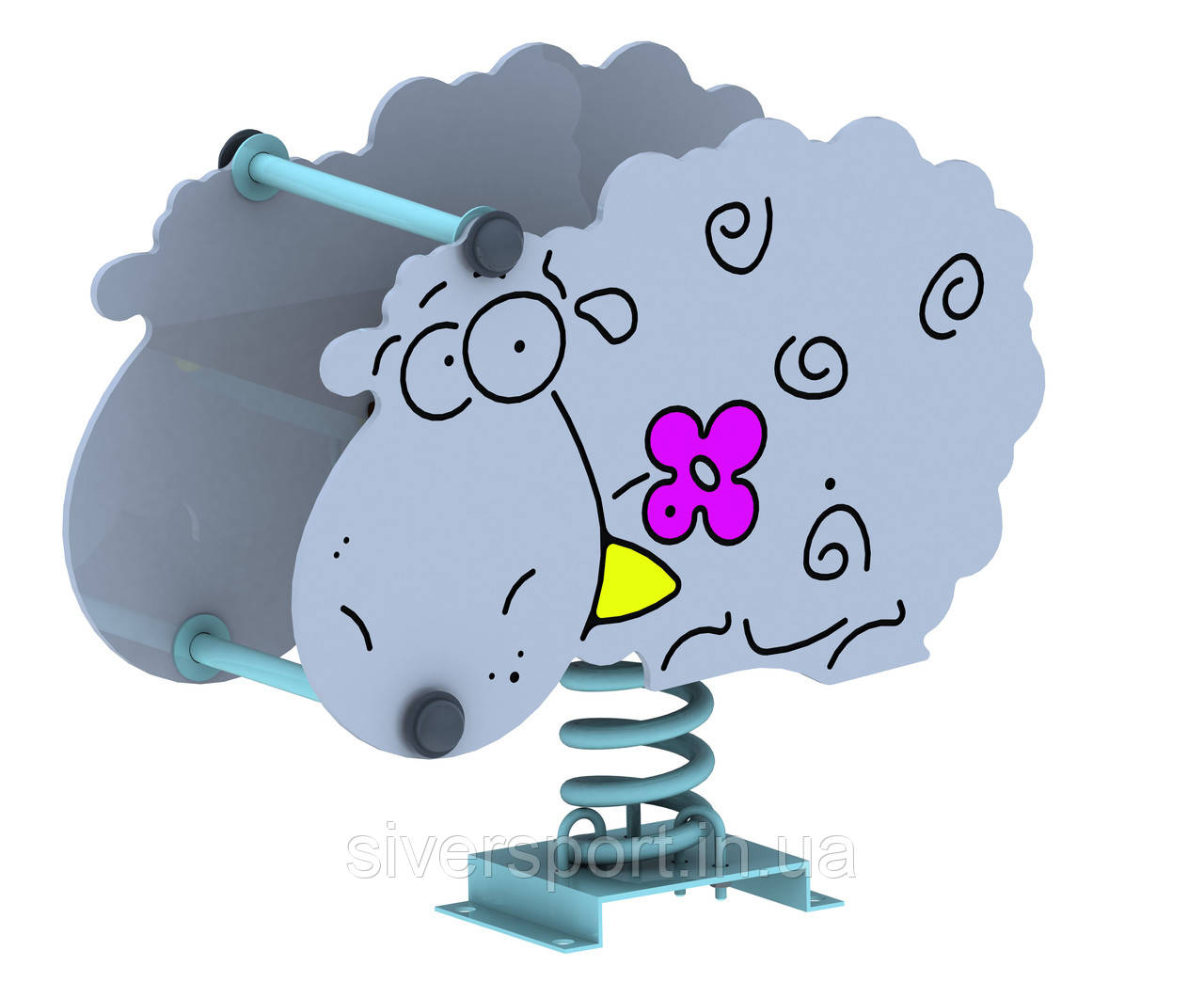 Гойдалка на пружині (з HDPE пластику) SiverSport VP0609, фото 1