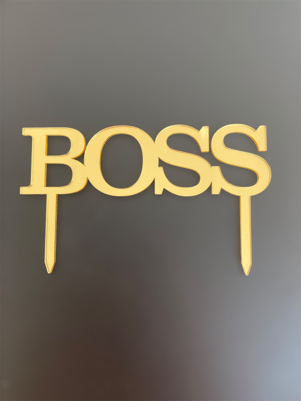 Топпер акриловий "Boss”, 120*70, фото 1