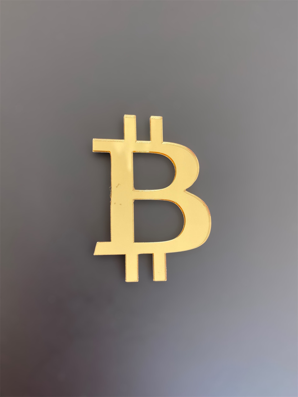 Топпер акриловий "Bitcoin" з заднім кріпленням, 40*60