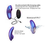 Вакуумний кліторальний стимулятор Love To Love DREAMER – IRIDESCENT NIGHT, пестощі язичком, пульт - SX1107, фото 4