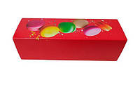 Коробка-футляр Червона"Macarons", 170*55*50