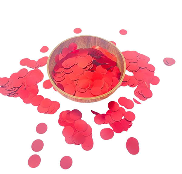 Конфетті червоні, 20 г, фото 1