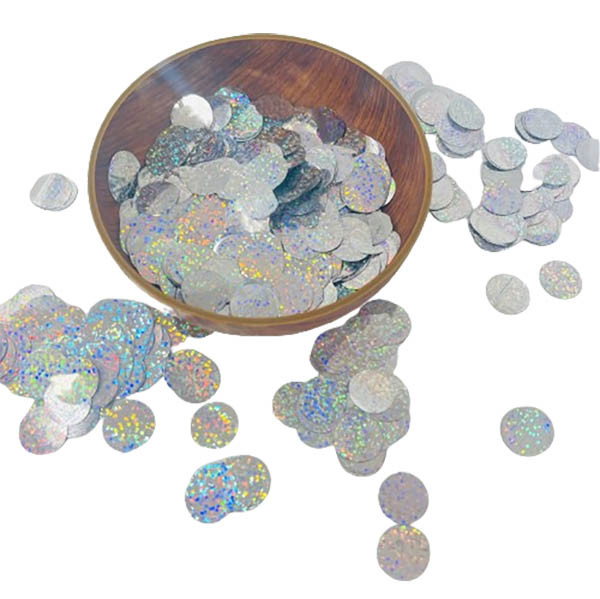 Конфетті срібні, 20 г, фото 1