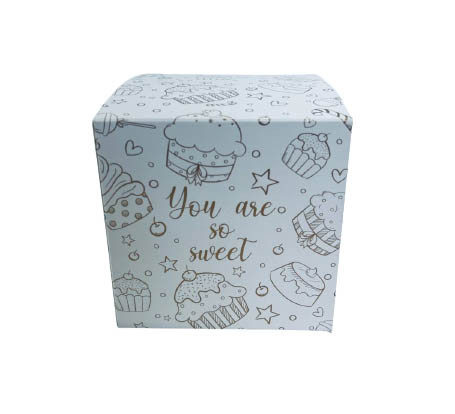 Коробка на 1 капкейк «You are so sweet» без вікна, 90*90*90, фото 1