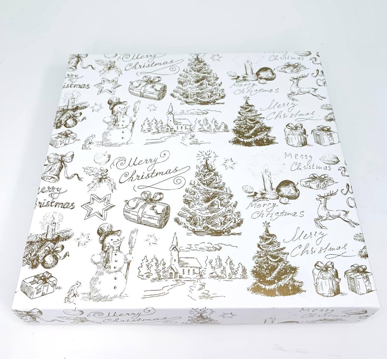 Коробка для пряників Merry Christmas, без вікна, 200*200*30